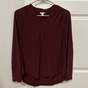 Cato Formal Blouse — Size XS — color Red wine